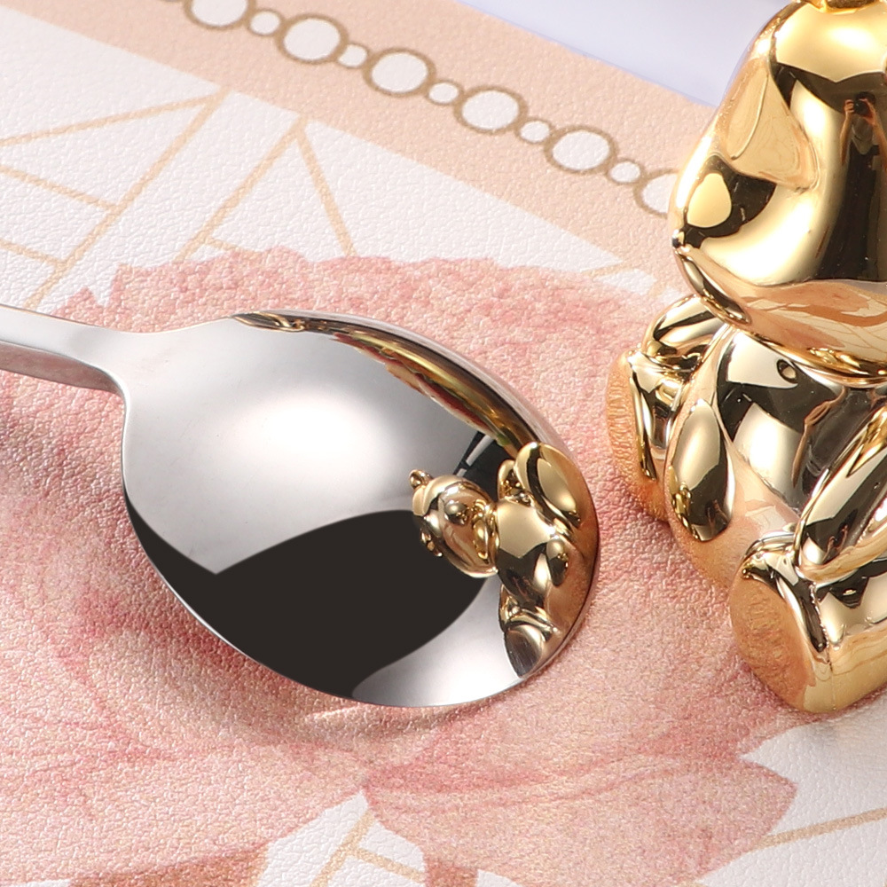 304 stainless steel coffee spoon, long-handled stirring spoon, creative ice spoon, thickened and lengthened dessert honey spoon, seasoning spoon Application Scenario