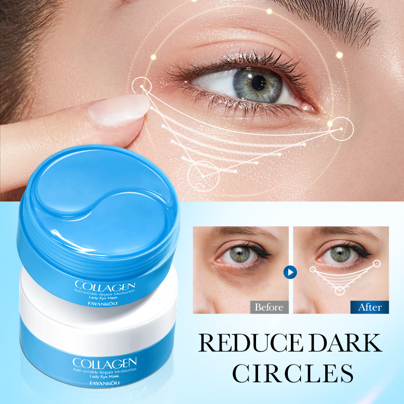 FAYANKOU Collagen Anti-wrinkle Repair Moisturizing Noblewoman Eye Mask, cross-border export wholesale details Picture