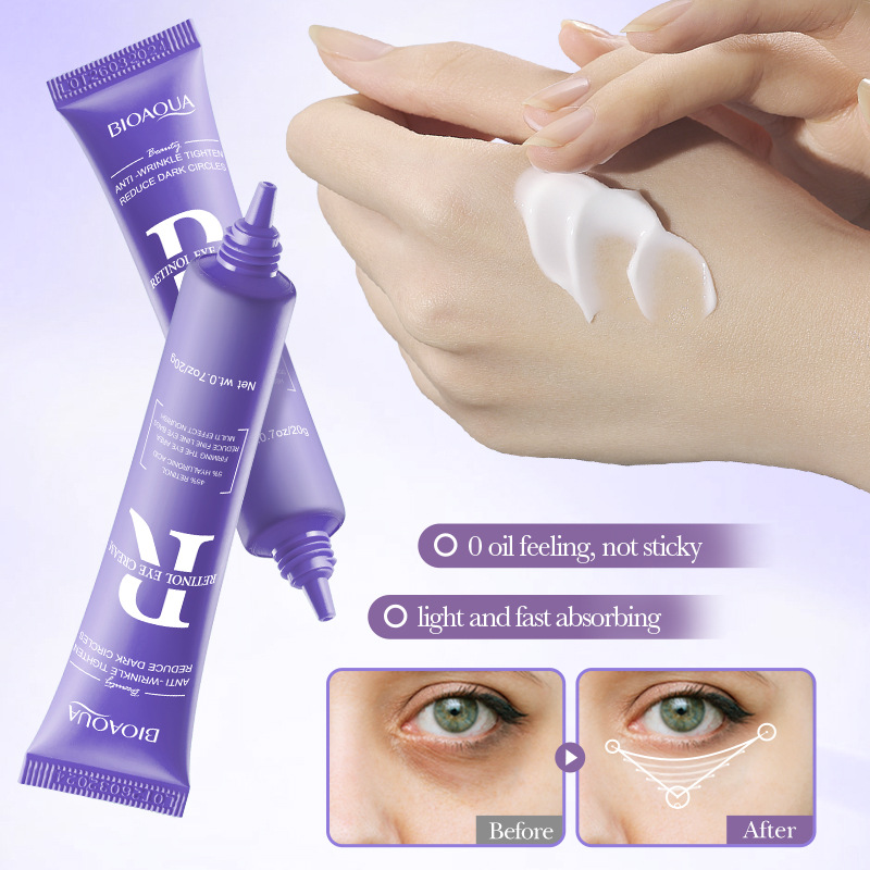 BIOAOUA Retinol Firming and Nourishing Eye Cream for moisturizing the eye Area cross-border export wholesale Application Scenario