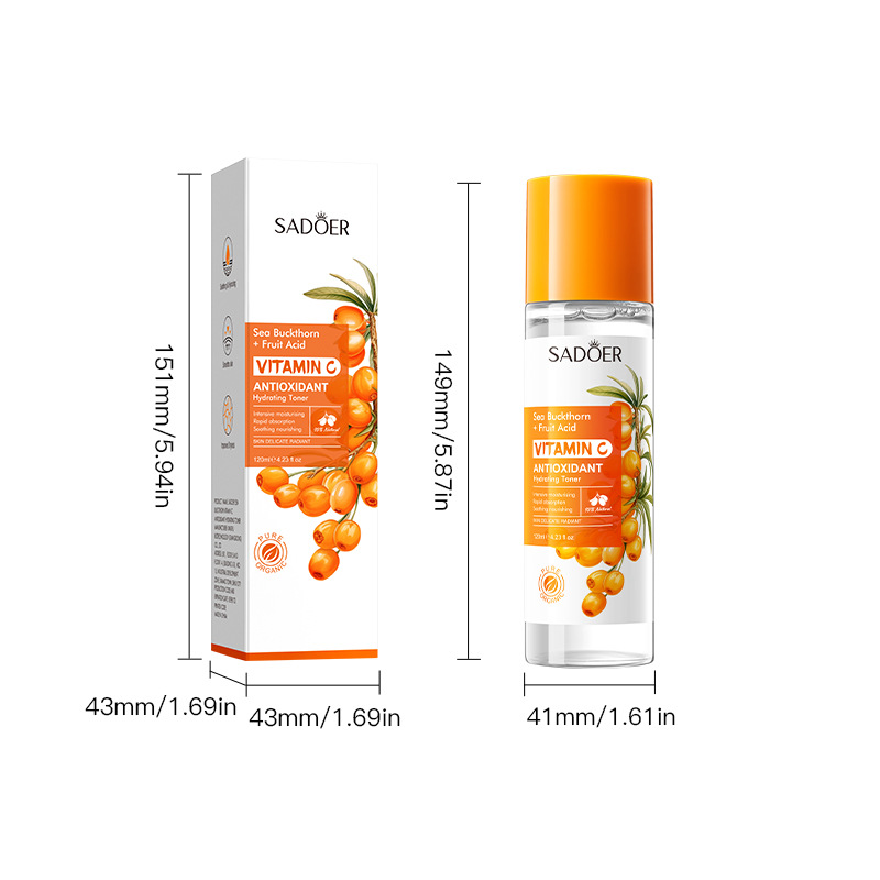SADOER Sea buckthorn Vitamin C Antioxidant Moisturizing Toner Cross-border export wholesale Item Picture