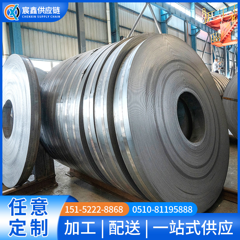 The manufacturer supplies Q235B hot-rolled coil, hot-rolled flat, fixed-length and fixed-length round pipes with complete raw material specifications full figure
