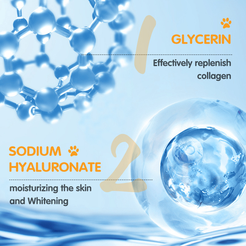 Cross-border wholesale of SADOER Orange VC Niacinamide Whitening Cartoon Mask and Hydrating Mask in English Specification drawing