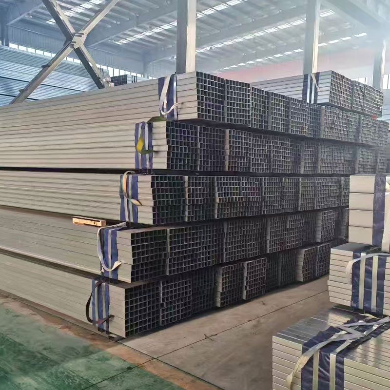 Zinc-aluminum-magnesium square tube manufacturer has large-diameter galvanized square tubes in stock for building curtain walls and black iron square tubes for engineering use Specification drawing