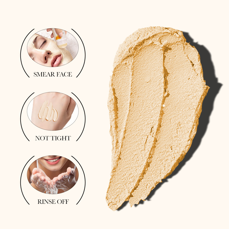 Cross-border export wholesale of SADOER vitamin C solid Mask for pore cleansing and fine mud mask Application Scenario