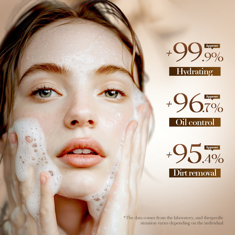 All-english SADOER ceramide Gentle Moisturizing Facial Cleanser for cleansing the face, cross-border export wholesale Specification drawing
