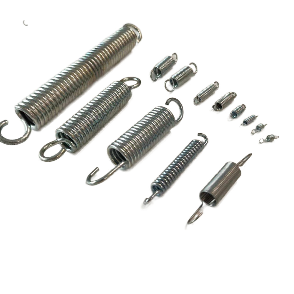 The manufacturer produces large and micro double-hook stretch spring handrail spring circuit breakers made of stainless steel and alloy steel Specification drawing