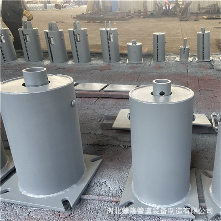 T-shaped constant force spring support hanger, carbon steel variable spring support hanger, integral guide sliding support hanger full figure