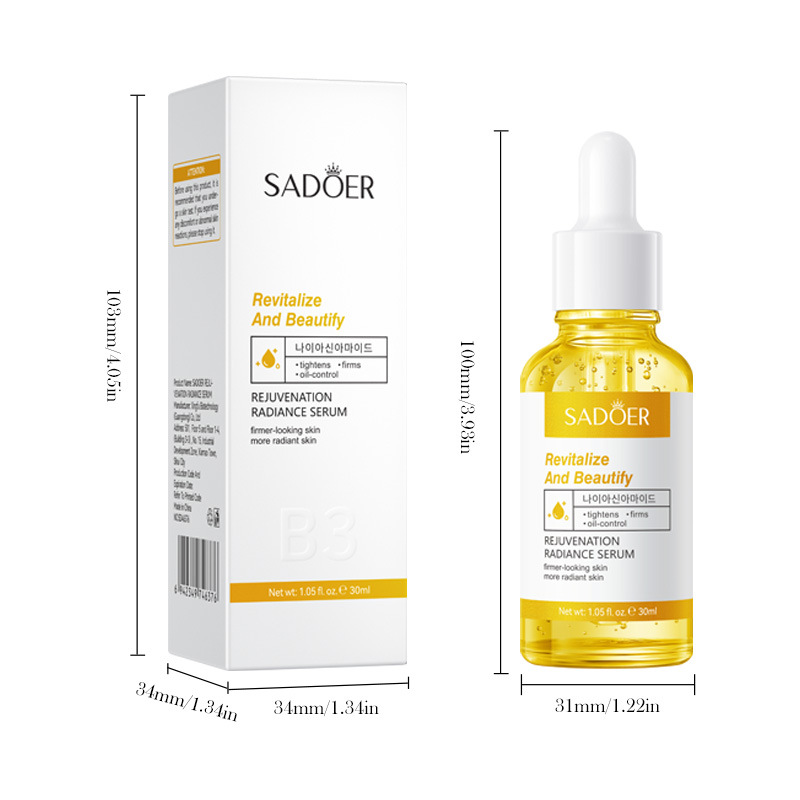 Full English SADOER Skin Rejuvenation and Brightening Essence, Skin Rejuvenation and Hydrating Essence, cross-border export wholesale Item Picture