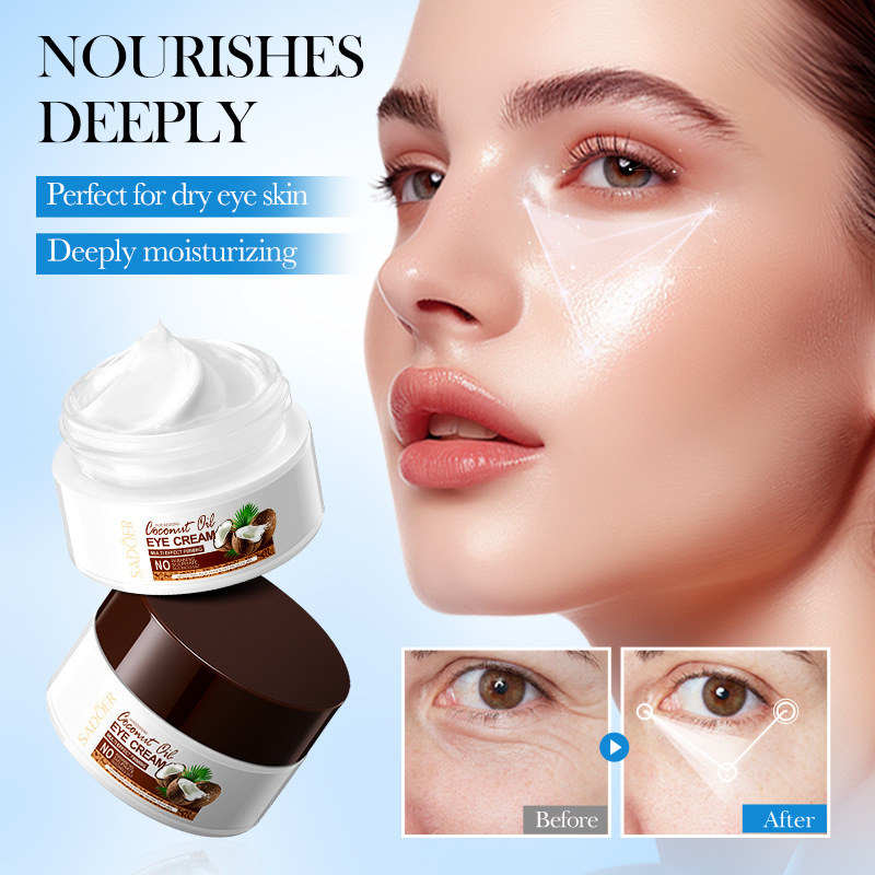 Cross-border wholesale of SADOER coconut oil Nourishing and Moisturizing skin care products and moisturizing cream in English Item Picture
