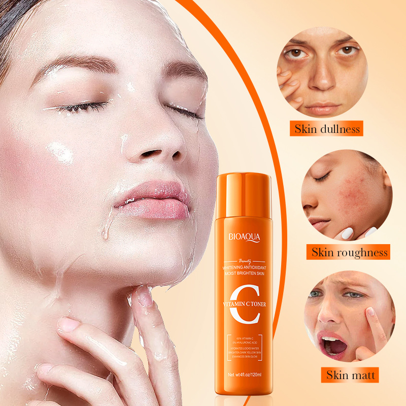 All-english BIOAQUA Vitamin C Whitening, Antioxidant Toner, Brightening and Moisturizing Water Cross-border export wholesale details Picture