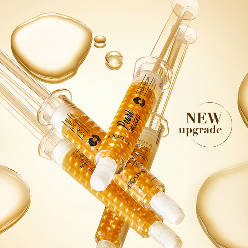 Cross-border wholesale of SADOER24K Gold Pearl Collagen Whitening Moisturizing Hydrating Essence and Skin Rejuvenation Essence in Full English details Picture
