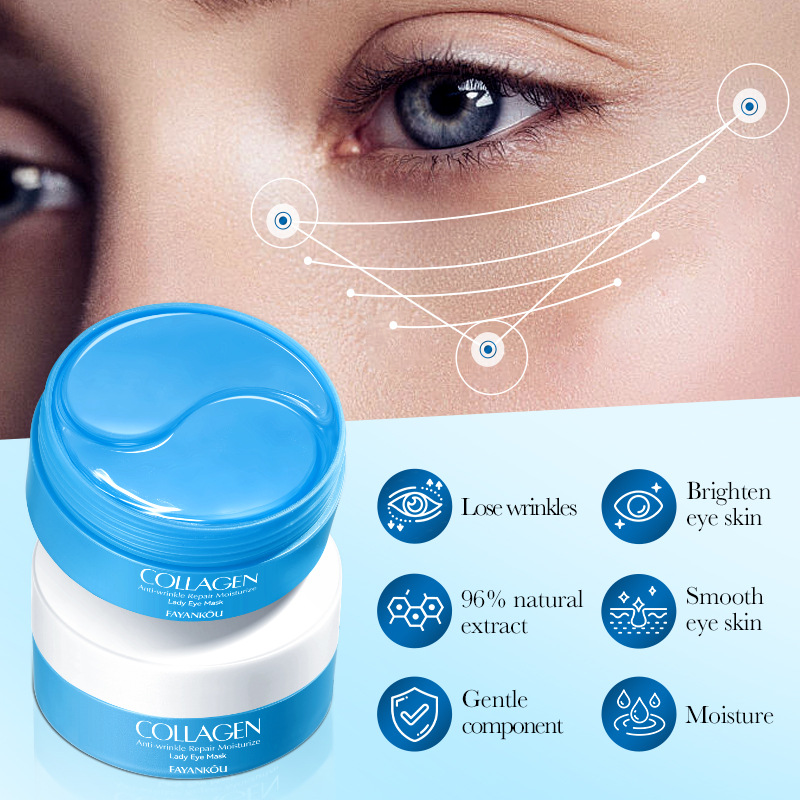 FAYANKOU Collagen Anti-wrinkle Repair Moisturizing Noblewoman Eye Mask, cross-border export wholesale Application Scenario