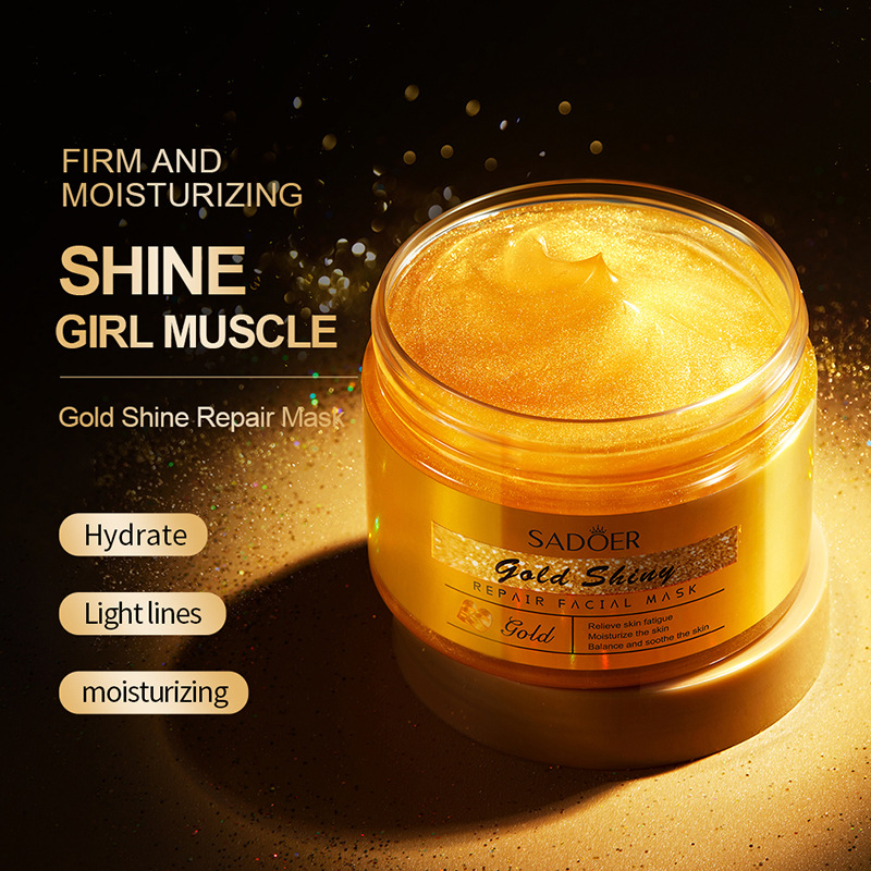 Cross-border export wholesale of SADOER Gold Mask for hydrating, moisturizing and rejuvenating skin details Picture