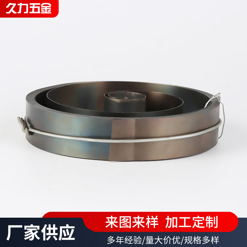 Supply spring, ship pull rope, contract spring, wind winding spring, automatic contract winding spring, spring spring Specification drawing