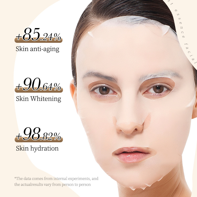 Cross-border wholesale of all-English BIOAOUA White Truffle Yeast Essence Facial mask Hydrating and Nourishing Mask Specification drawing
