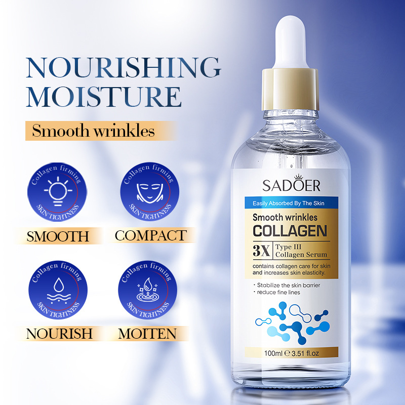 Cross-border wholesale of SADOER Type III Collagen anti-wrinkle and Firming Essence and Moisturizing Essence in full English details Picture