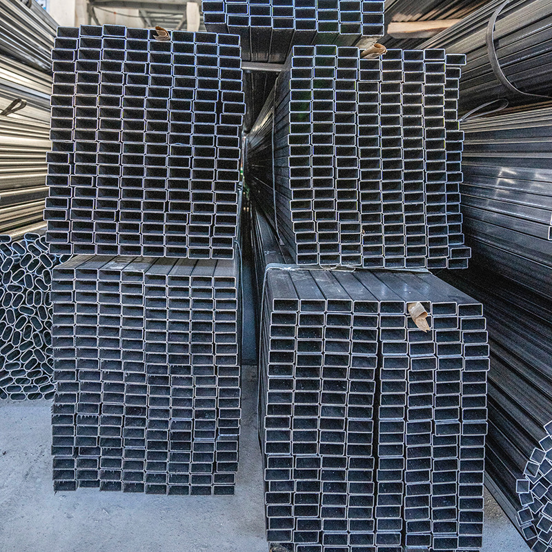 The manufacturer supplies black square tubes, Q235B square tubes, which can be galvanized. Small-diameter rectangular tubes and square tubes are available for wholesale and cutting Specification drawing
