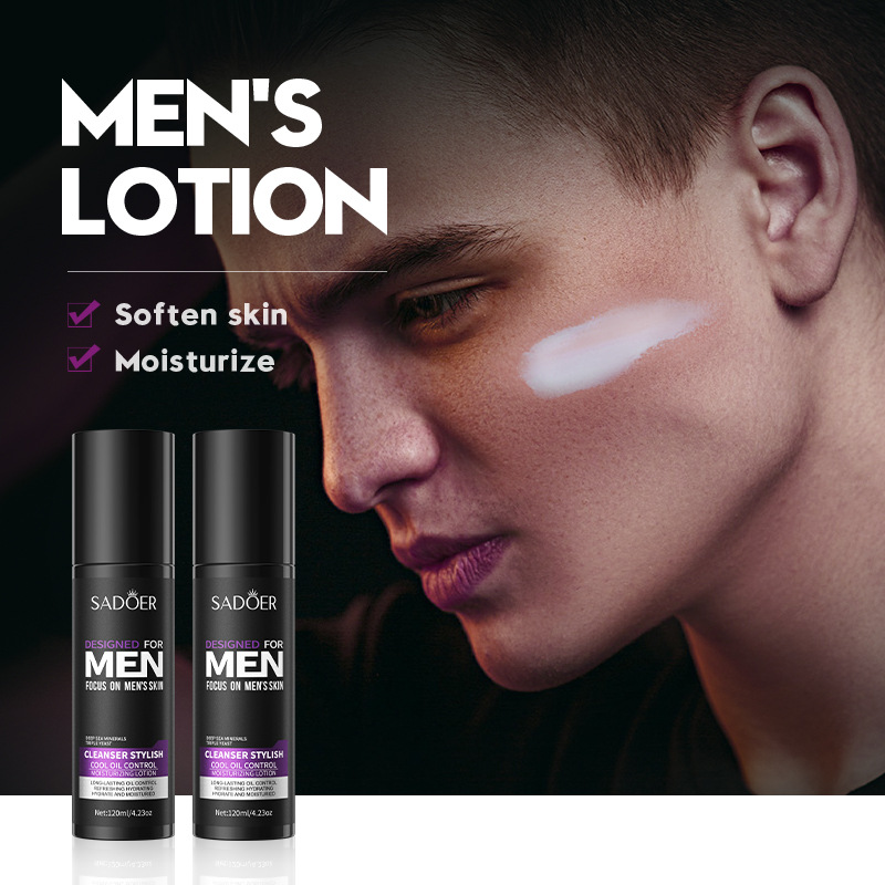 SADOER Cool and Refreshing Men's Moisturizing Lotion, refreshing and skin-softening men's water and lotion cross-border export wholesale details Picture