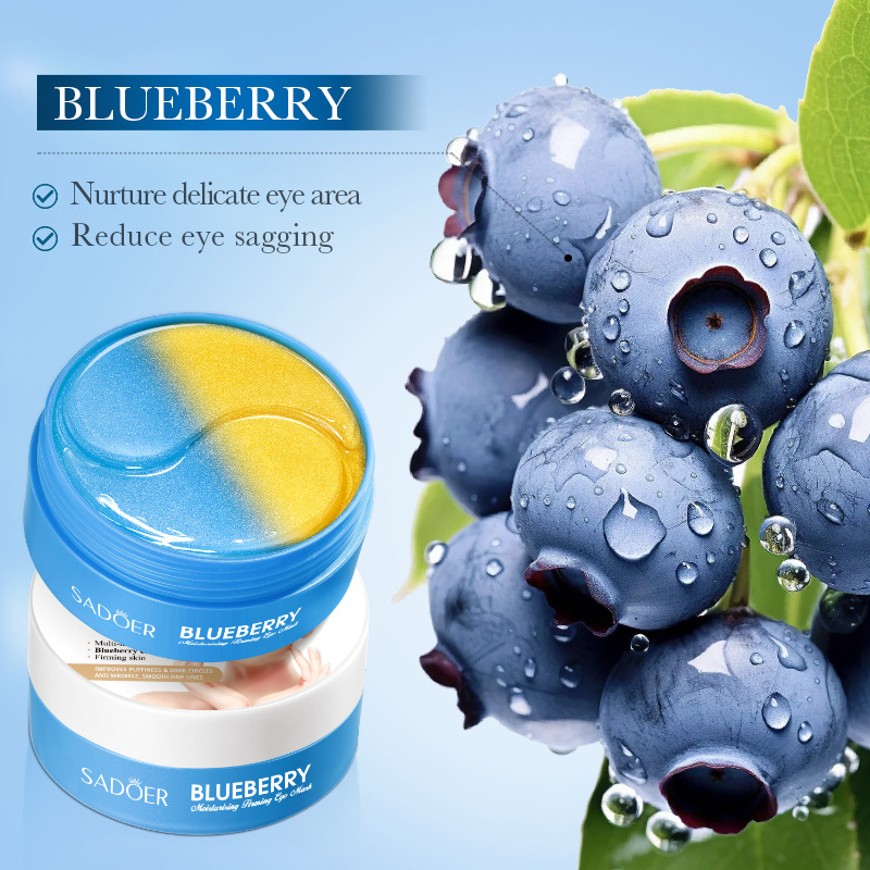 SADOER Blueberry Moisturizing and Firming Eye mask Cross-border export wholesale Specification drawing