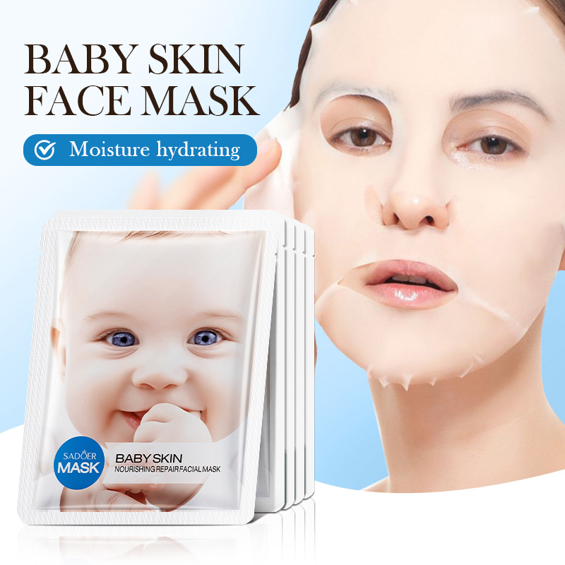 Full English SADOER Baby Skin Softening and Moisturizing Mask Patch Moisturizing and hydrating Mask cross-border export wholesale full figure