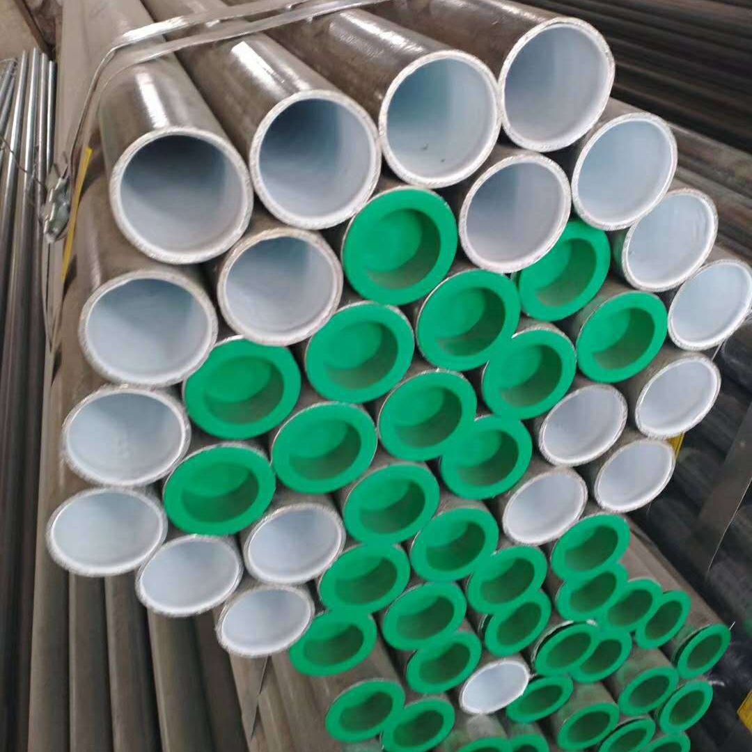 Foshan lined plastic pipe manufacturer wholesale water supply special steel-plastic composite pipe lined with plastic PE steel pipe quality guaranteed full figure