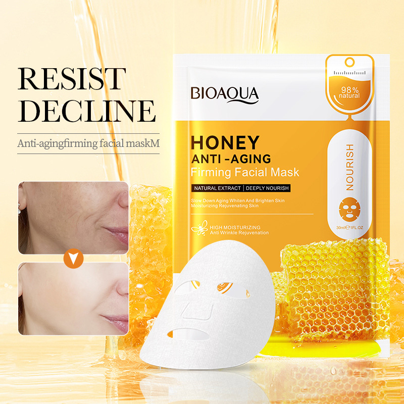 Cross-border wholesale of all-English BIOAOUA Whitening, Anti-Wrinkle and Anti-Oxidation Facial mask Hydrating and Nourishing Mask Application Scenario