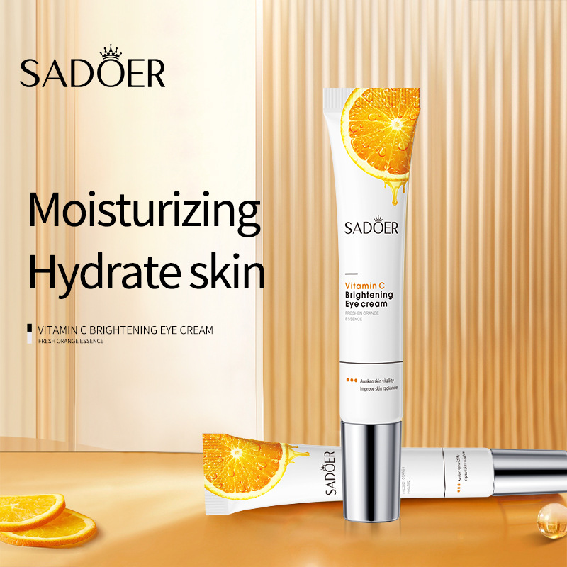 SADOER Vitamin C Eye Cream for Moisturizing, hydrating, brightening and softening the skin, cross-border export wholesale details Picture