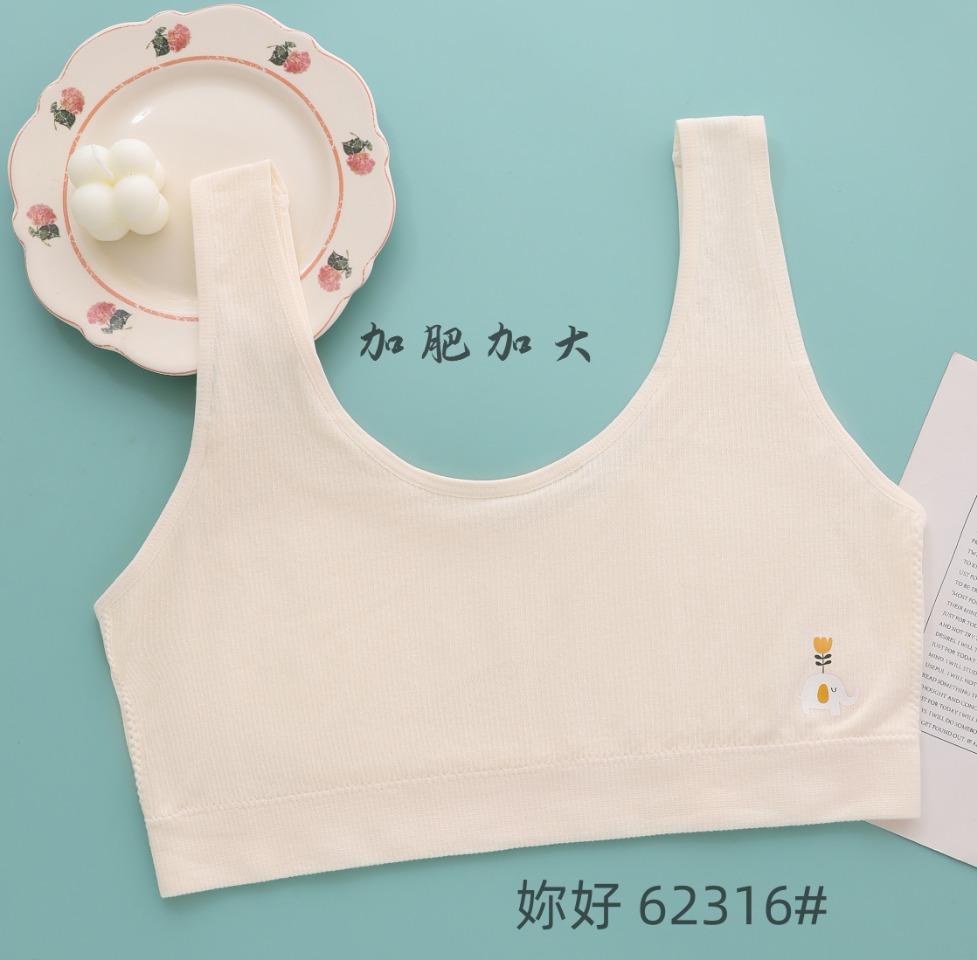 Girls' underwear development period: 12-year-old thin girls' bra, primary school children's 1, girls' stage 1 large vest Item Picture