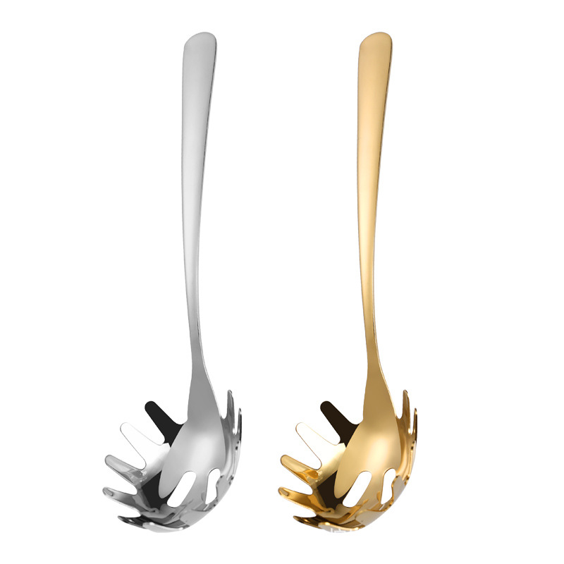 304 stainless steel noodles, stir-fried noodles, noodle scooping spoon, noodle scooping strainer, kitchen tools, pasta, stir-fried noodles, noodle scooping spoon Item Picture