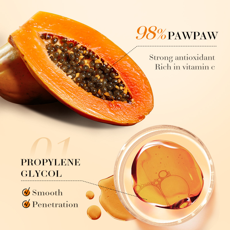 All-english BIOAOUA Papaya Vitamin C Brightening Nourishing Essence and Hydrating Serum Cross-border export wholesale Application Scenario