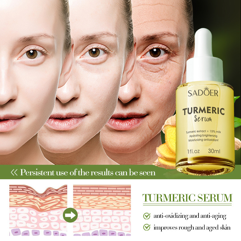 Cross-border export wholesale of SADOER Turmeric Milk Antioxidant Essence and Hydrating Essence in full English Item Picture