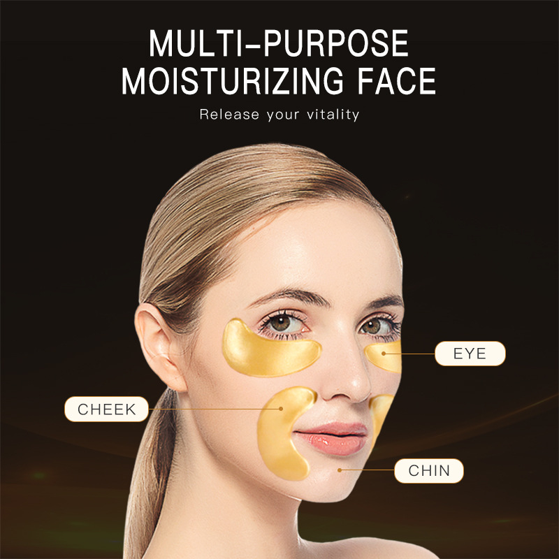 All-english ZOZU Gold Eye Mask Sheet Eye Mask Moisturizing Eye Mask Patch Cross-border export wholesale Item Picture