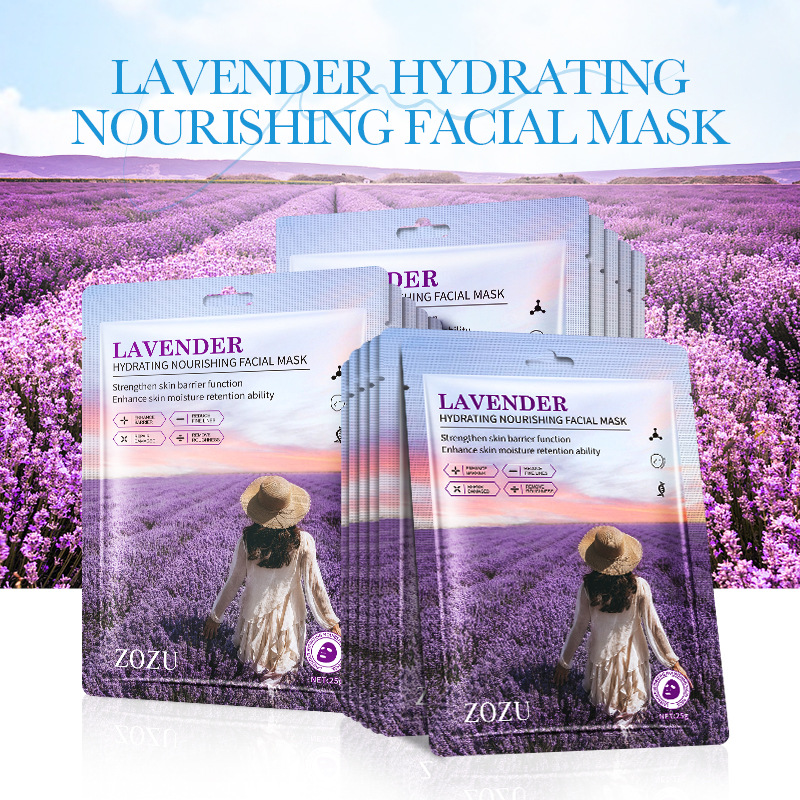 Cross-border export wholesale of all-English ZOZU plant-based nourishing Facial mask and hydrating Facial mask Application Scenario