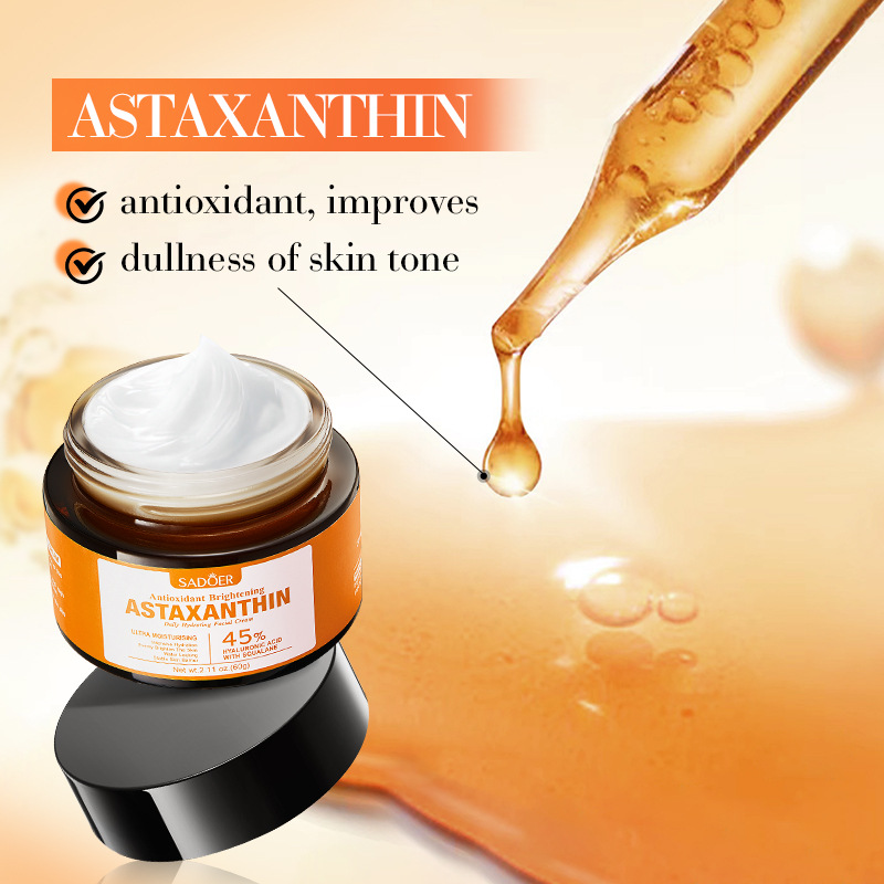 Cross-border export wholesale of SADOER astaxanthin Antioxidant Brightening Cream and Hydrating Beauty Cream Specification drawing