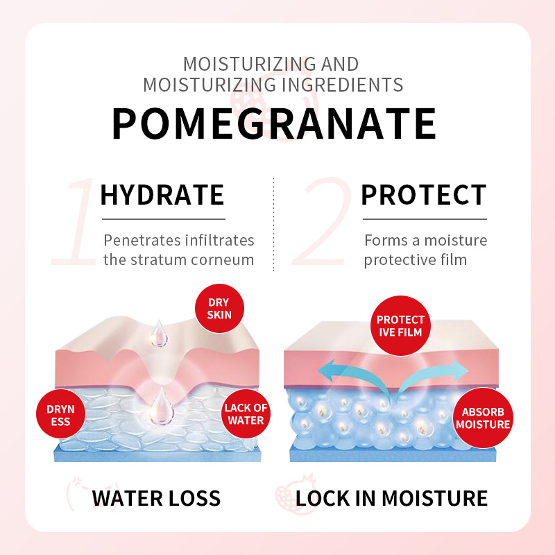 Cross-border wholesale of SADOER Pomegranate Fresh Beauty Toner, Hydrating and shrinking Pores Facial Moisturizing Water Application Scenario