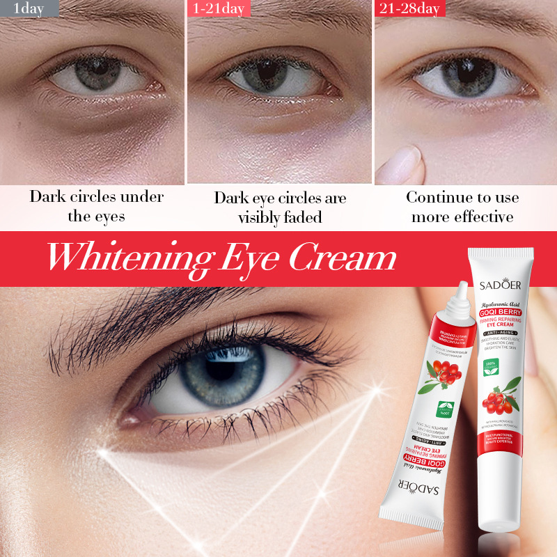 SADOER Goji Berry Anti-Wrinkle, Firming and Repairing Eye Cream to improve dryness, cross-border export wholesale Item Picture