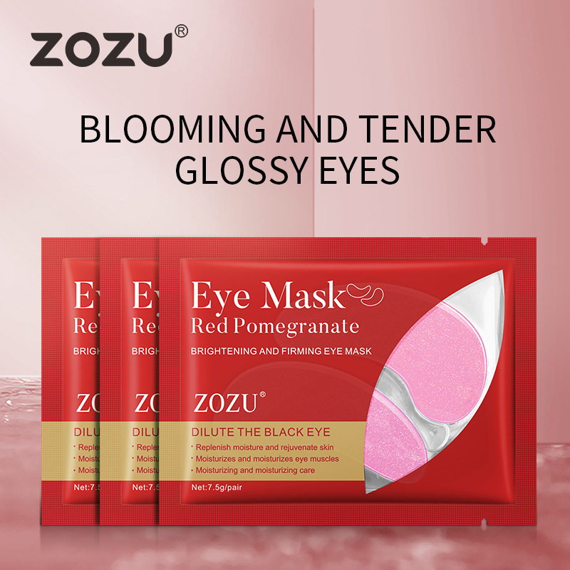 All-english ZOZU Gold Eye Mask Sheet Eye Mask Moisturizing Eye Mask Patch Cross-border export wholesale Application Scenario