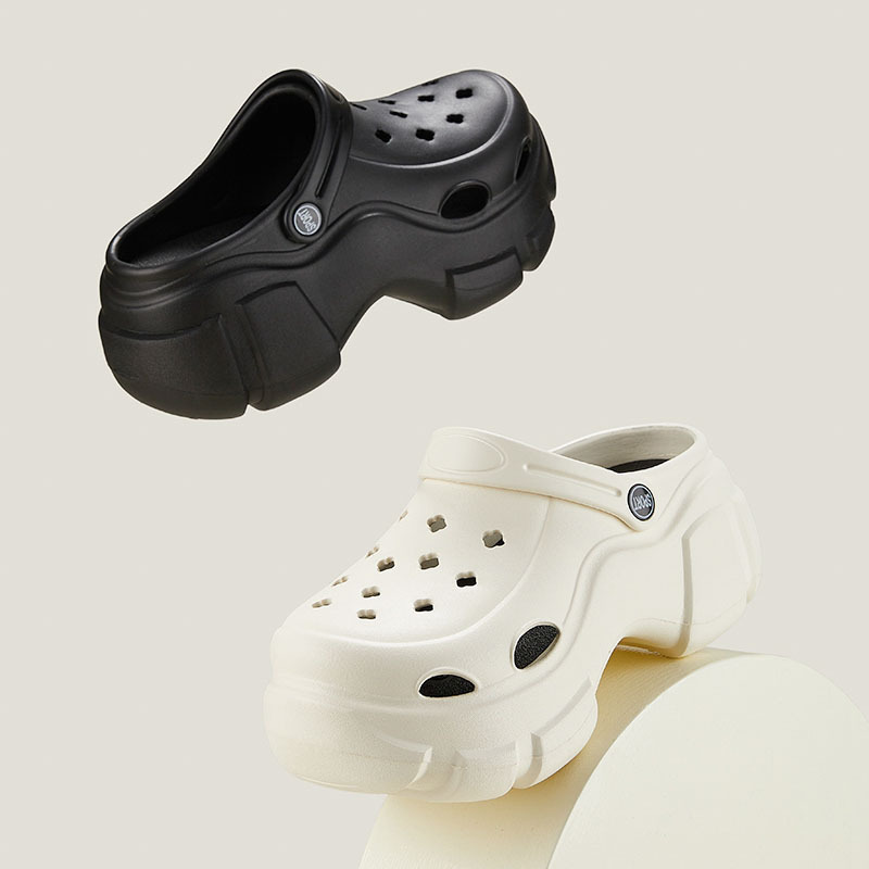 2023 New Style of women's summer height-increasing thick-soled high-end clog shoes anti-slip sandals 55 Specification drawing
