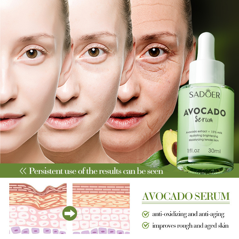 All-english SADOER Avocado Fruit Milk Essence Hydrating and Moisturizing Essence Cross-border export wholesale Item Picture