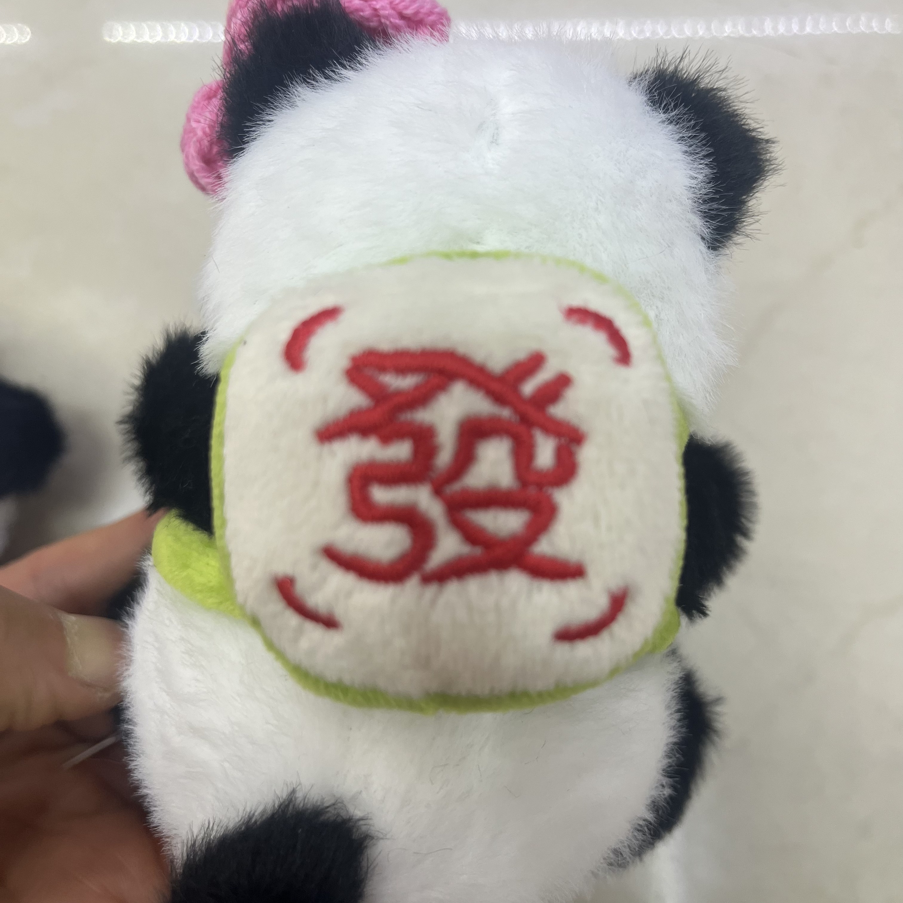 Panda Chengdu Panda Cultural and Creative plush toys, creative dolls, cartoon accessories, plush figurines, keychains, cloth dolls, cute decorations, gifts, claw machine factory direct sales Specification image