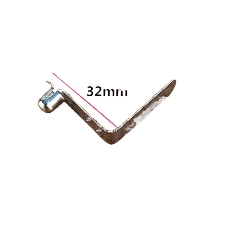 6mm solid spring piece, single-head V-shaped trailer, spring buckle, telescopic tube, clamp positioning, double-head hollow spring piece Item Picture