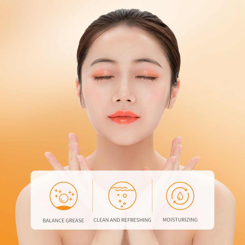 Cross-border export wholesale of all-English SADOER vitamin C Beauty Facial Cleanser for brightening Specification drawing