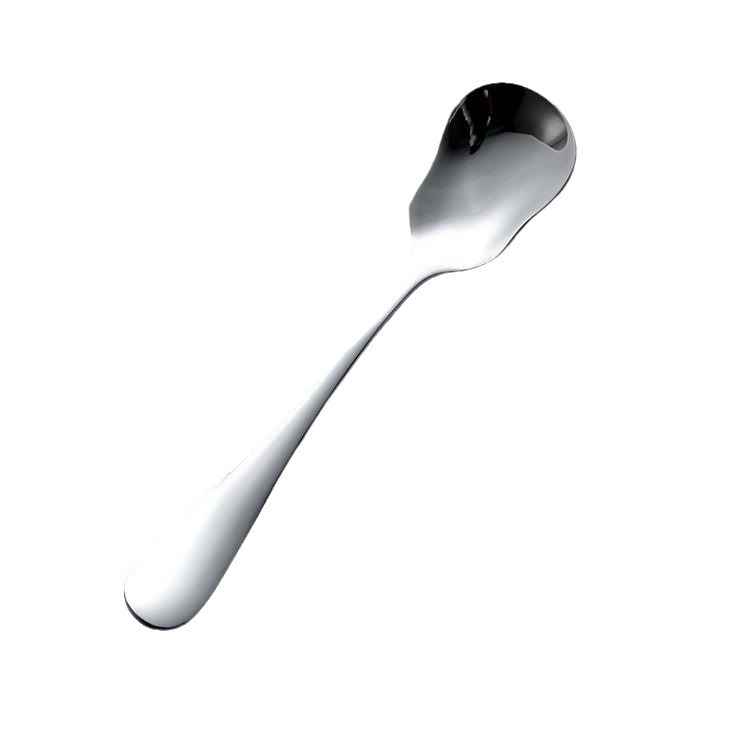 Stainless steel dessert spoon, creative ice cream spoon, yogurt spoon, ice cream spoon, cute little spoon, coffee pudding spoon Item Picture