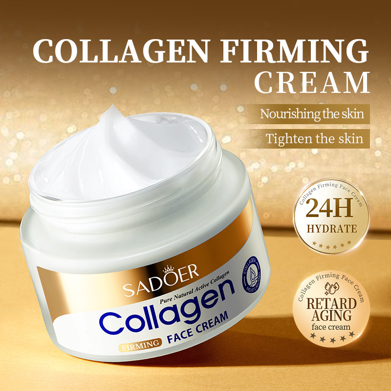 Full English SADOER Collagen Firming Cream, Moisturizing and Hydrating Cream, cross-border export wholesale details Picture