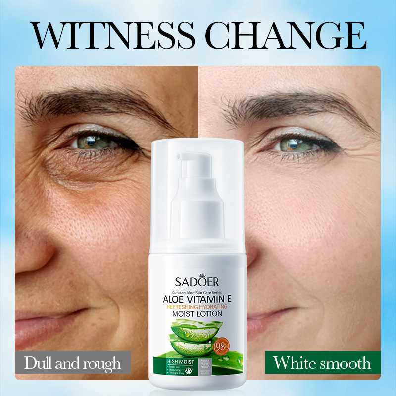 Cross-border export wholesale of SADOER Moisturizing and rejuvenating aloe Vera Vitamin E Lotion, Moisturizing Lotion and cream Item Picture