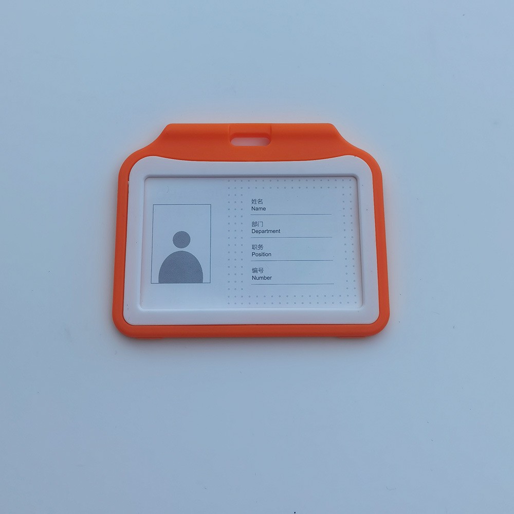 防水展会证/透明塑料卡套/工作卡套/卡砖/卡扣绳琏细节图