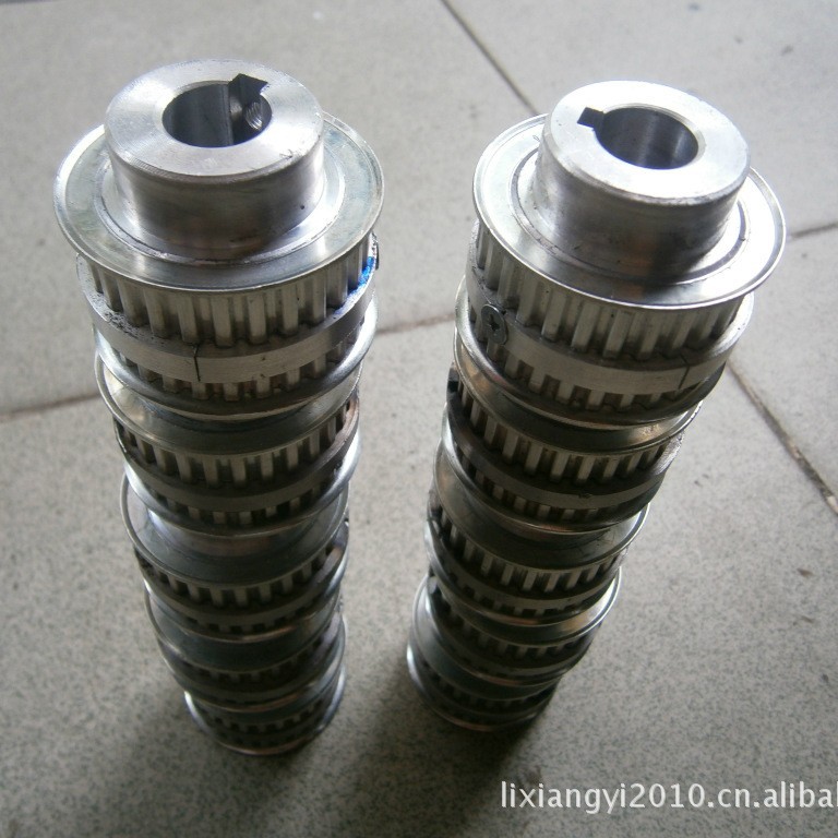 Custom-made synchronous pulley aluminum 45# steel MXL, LH, 2GT, 3GT, 5GT, 8GT, S2M, S3M, S5M, S8M details Picture