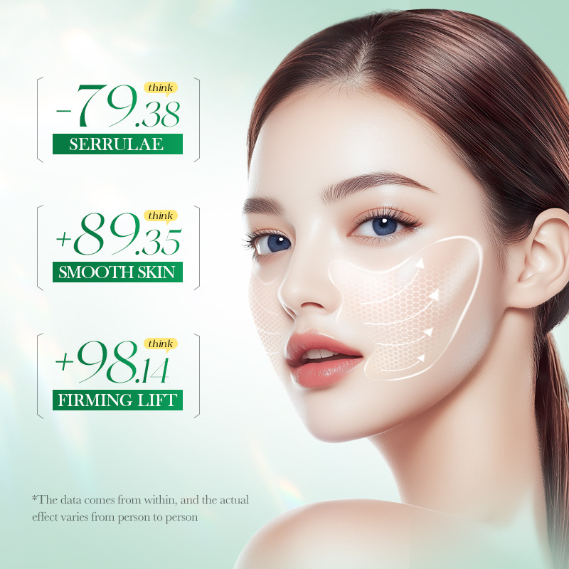 Cross-border export wholesale of SADOER collagen ceramide Microcrystalline Firming and Anti-Wrinkle Nasolabial Folds Patches in full English Specification drawing