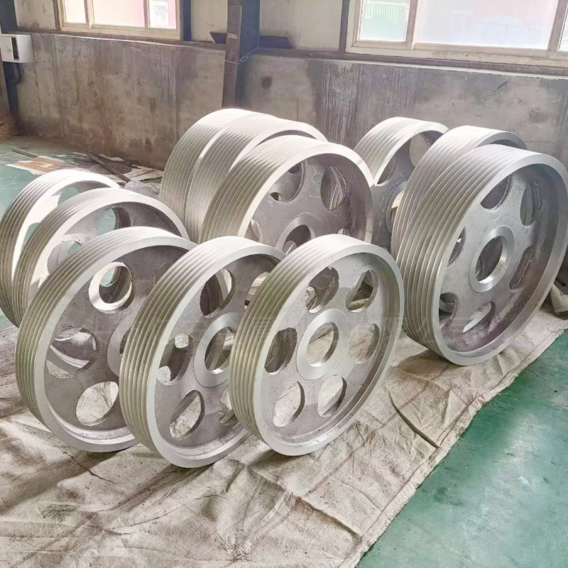 Aluminum wire wheel processing, cable guide wheel, large conductor wheel, traction wheel, aluminum alloy pulley, drive wheel manufacturer Application Scenario