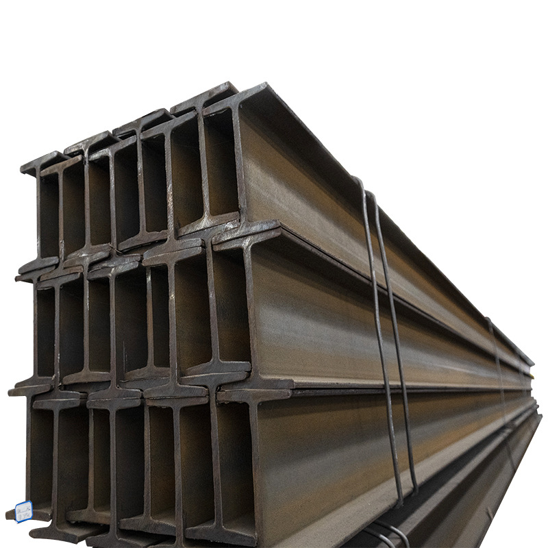 The manufacturer has Q235B I-beam building steel beam support, hot-rolled H-beam thickened material factory I-beam profiles in stock Item Picture